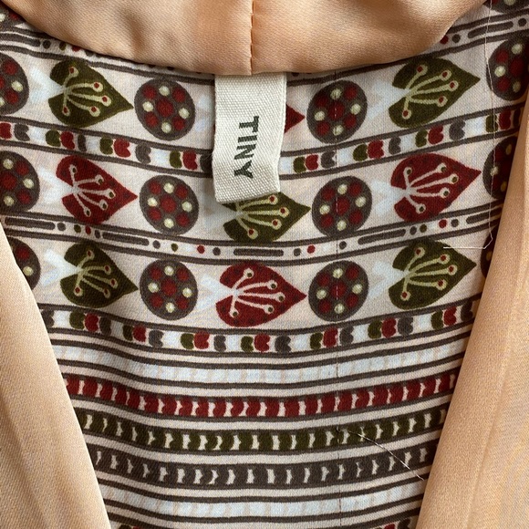 Anthropologie Tiny peach paisley Sunset Blouse XS - Picture 5 of 8